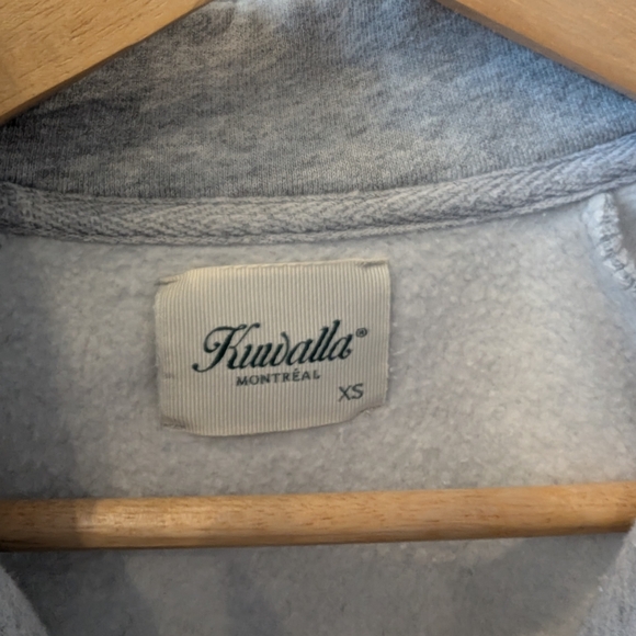 Kuwalla Grey Quarter Zip Sweatshirt - Picture 8 of 8